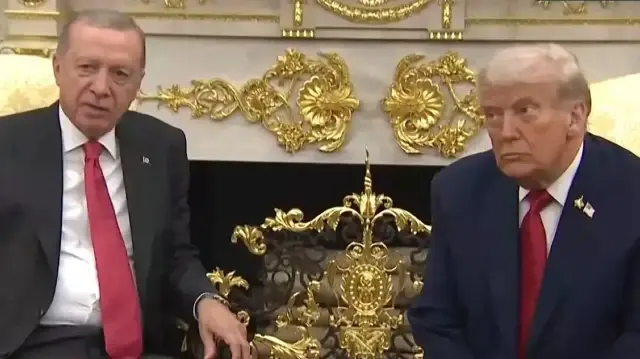beyaz sarayda kritik gorusme trump cumhurbaskani erdogani kapida karsiladi m9xRdPAP