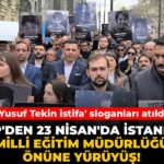 CHP, 23 Nisan’da İstanbul Milli Eğitim Müdürlüğü Önünde Güvenli Okul Talebiyle Yürüdü