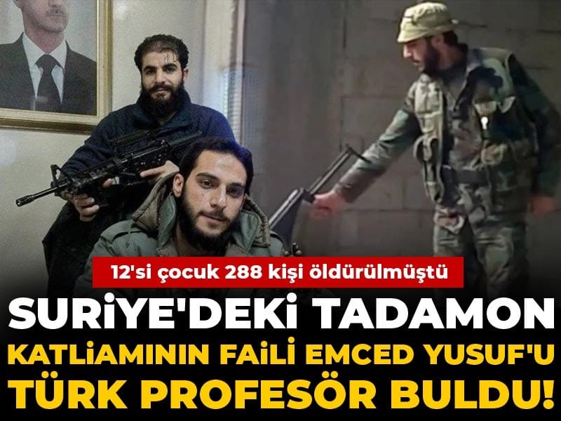 Tadamon Katliamının Faili Emced Yusuf, Türk Profesörün Çabalarıyla Yakalandı!