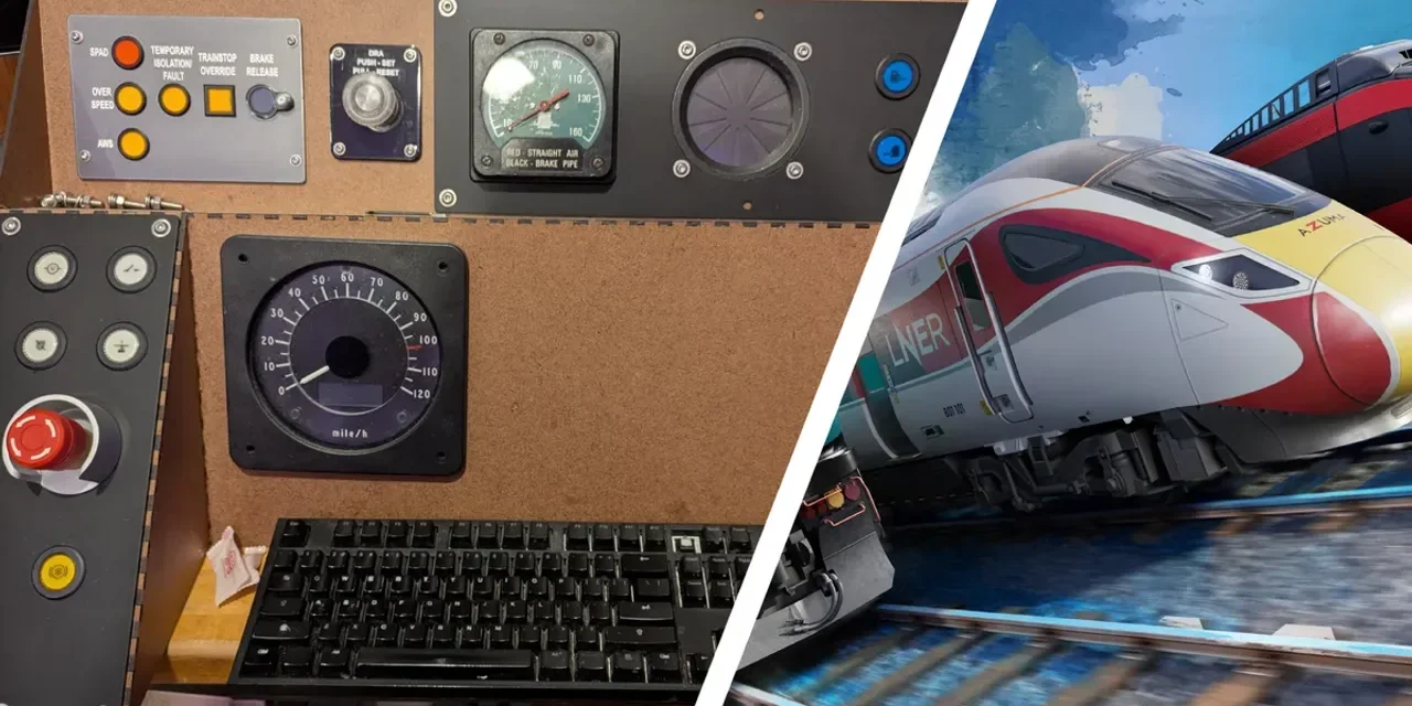 Gerceginden farksiz simulator tutkunundan dev tren simulasyonu projesi d7X3DlHP